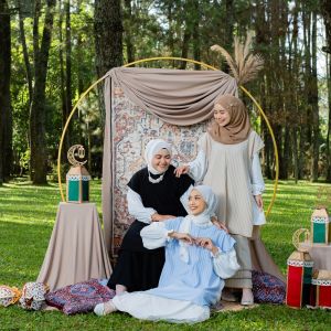 Gemma Two In One Tunic - Atasan Muslim Wanita - Atasan Wanita Lengan Panjang - Blouse Kekinian