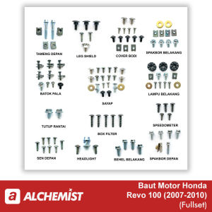 Baut Honda Revo 100 Fullset / Baud Honda Revo 100 Satu Set