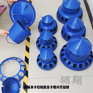 Meilovmao Pigeon Feeder Automatic Anti Waste Tower Dispenser Thickened Bowl Chicken Quail Feeding Trough Makanan Ayam