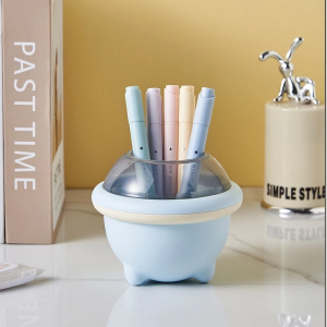 Ống Cắm Bút Pastel Hình Đĩa Bay – Để Bàn Gọn Gàng Xinh Xắn LILA OBUFO22