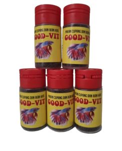 GOOD VIT PAKAN IKAN CUPANG GUPPY PELET IKAN KECIL MICRO MURAH 10 GR