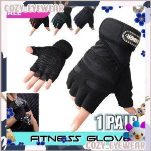 1 Pair Gym Gloves Sports Exercise Weight Lifting Training Fitness Outdoor Motorcycle Cycling Glove Workout Sports