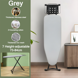 👔【Malaysia Stok】Folding Ironing Board silver plated cloth/7-speed adjustment/foldable/steam new foldable iron board 宿舍家用烫衣板