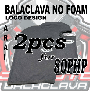 ARAl Balaclava Logo Design No foam Motorcycle Helmet Cover Full Face
