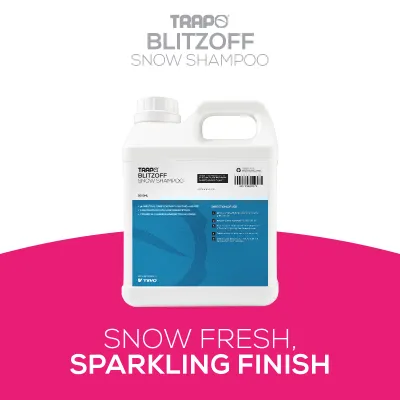 Trapo BlitzOff 2L / Snow Shampoo / PH neutral / Protacts paint coating & PPF / High Dilution Rate / Low Consumption / Car Care