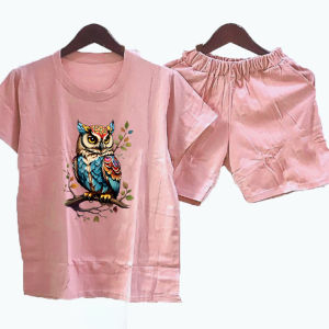 Rs - Setelan Wanita Colorfull Owl
