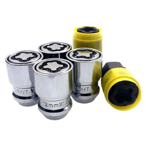 Khóa chống trộm cao cấp Bộ Đai ốc chốt kết cấu thép carbon hoàn thiện khả năng tương thích bánh xe bảo vệ phổ quát