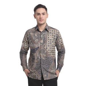 Jayabaya Batik RanggaIII Kemeja Batik Pria Lengan Panjang