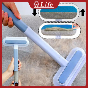 Long Handle Hair Removal Bristle Brush Portable Brush Hair Cleaning Brush Static Brush Multi Functional Pet Hair Remover Reusable
