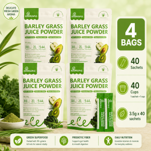 【COD&FDA Approved】Edenara Kanpo Barley Young Leaves 100% Aojiru Green Powder Juice Support Immune System and Digestion Balances body pH improves skin and facial acne.Vegan