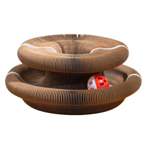 Papan Garukan Anabul Mainan Kucing Magic Cat Ball Scratching Board Pet Toy Papan Cakar Bulat Multifungsi Cat Toys Interactive / Cat Scratcher Board / Tempat Tidur Kucing Anjing