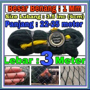 Jaring Ayam 3 Meter x 25 Meter Jaring Ayam Serbaguna
