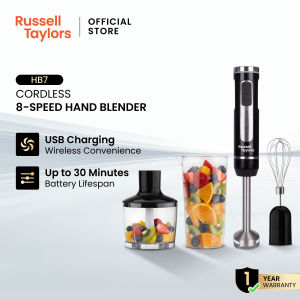 Russell Taylors Cordless Hand Blender Food Processor HB7
