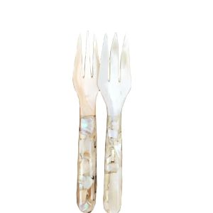 FFBH Seasoning Condiment Conch Scoop Tableware Coffee Fork Shell Spoon Teaspoon Ice Cream Dessert Spoon H8M4T