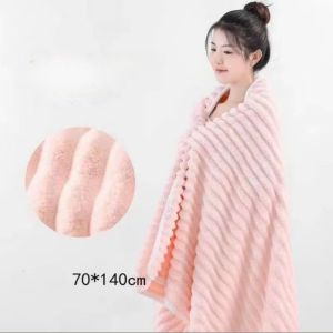 Khăn tắm to khăn choàng tắm khăn tắm dày thấm hút nước cực tốt dạng sóng mềm mịn 70x140cm_KTS