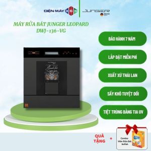Máy rửa bát Junger Leopard DWJ-136-VG Sấy Khô Tuyệt Đối Khử khuẩn bằng tia UV – STM