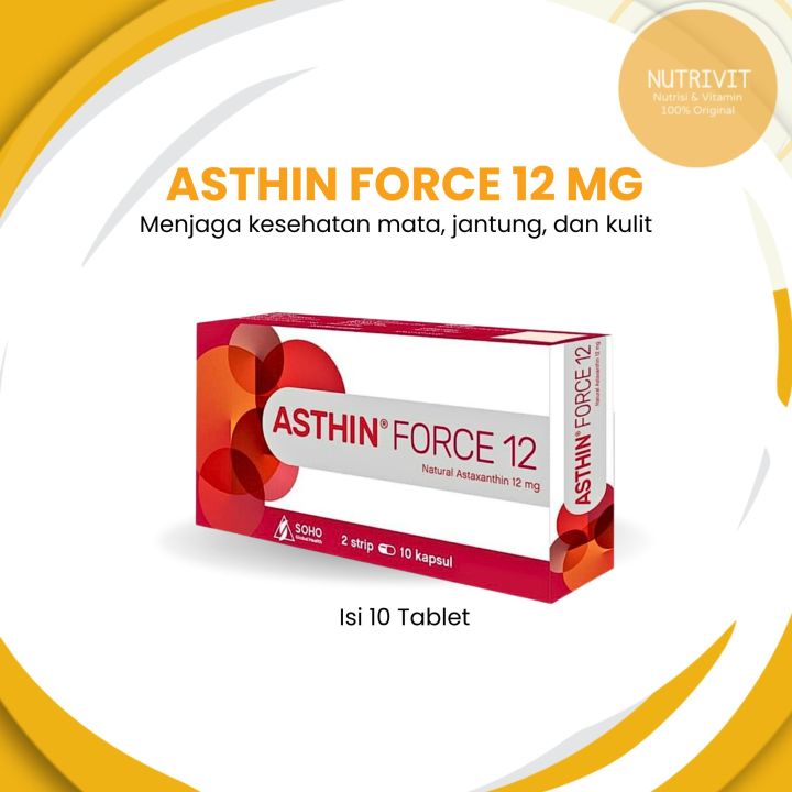 Asthin Force 12 Suplemen Daya Tahan Tubuh 10 kapsul