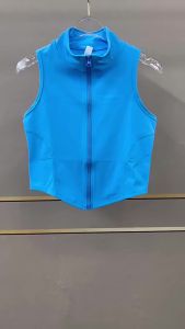 Áo khoác ngoài không đối xứng FIBRZIPER cho phụ nữ trang phục tập luyện thấm hút mồ hôi yoga thể dục thoáng khí