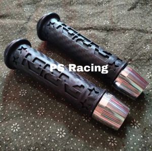HAND GRIP EMPUK MODEL FUZION STAR SET JALU STANG PCX CHROME UNIVERSAL