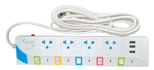Ổ Cắm Nối Dài Đa Năng Tích Hợp Cổng USB ASE - Ổ Cắm Điện Cao Cấp An Toàn Tiện Lợi