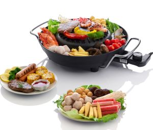 Pensonic 2.6L 2-in1- BBQ Grill & Hotpot Thai Barbecue Steamboat | PSB-131G  PSB131G (StimbotPanggang BBQ火锅)