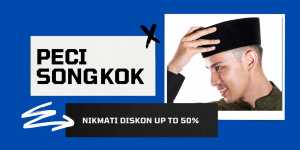 peci songkok kopiah hitam susun AC muslim bahan beludru exclusive peci songkok terlaris
