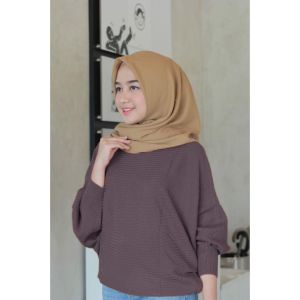 Blouse Baju Rajut Batwing | Baju Rajut Model Kelalawar | Atasan Wanita | Baju Rajut Kekinian terbaru