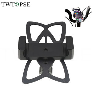TWTOPSE Cycling Bike Bicycle Phone Holder For Brompton Folding Bike Bicycle Phone Mount 3SIXTY PIKES Handlebar Handlepost Alloy Stand Support Clip Gopro Bike Bicycle Accessories