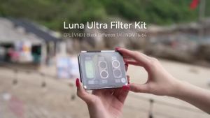 TELESIN S5-FLT-85-TIS 3pcs CPL + VND 2-32 + Black Diffusion 1/4 Filter Kit for Insta360 Luna Ultra Camera