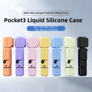 MADEWITH All-Round Protection Silicone Gimbal Camera Case Shockproof Anti-Scratch Protective Shell High Quality Dustproof Lens Cap for DJI OSMO Pocket3 Outdoor
