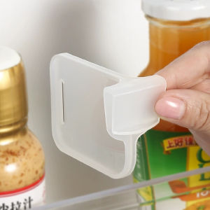 20PCS Refrigerator Divider Clips Adjustable Partition Board Storage Box Classification Clips Finishing Clips冰箱分隔夹