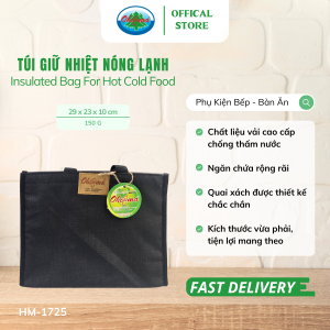 Túi Giữ Nhiệt Nóng Lạnh Ohiama Insulated Bag For Hot Cold Food HM-1725 (Giao Màu Ngẫu Nhiên)