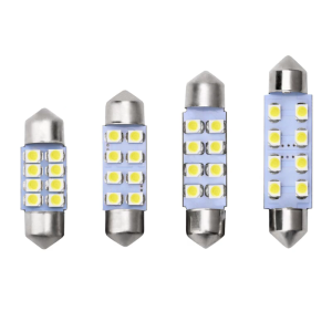 12V White Led 31mm 36mm 39mm 41mm Interior Festoon Dome Luggage Lamp Reading Bulb Door Read Lighting For Automotive Use