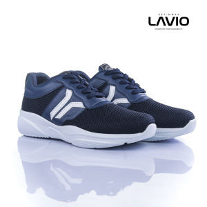 Sepatu Pria Sneakers Olahraga Terbaru 2023 keren New Model Terlaris Lavio Inspira Best Seller Laki Cowok Nyman Dipakai Hitam Nevy Blue