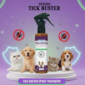 100ml Tick Buster Anti Tick Fipronil Spray Treatment Anti Fleas and Ticks Dog Cat Pet Accessories