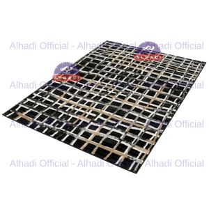 Alhadi Permadani 160 x 230cm Tebal 12mm Karpet Lantai Sanabel Lembut Empuk Timbul 3D Abstrak Modern