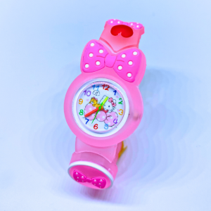Jam Tangan Anak Anak Terbaru Strap Rubber Lampu Elastis Dial Motif Karakter Lucu