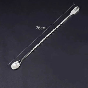 Stainless Stirring Spoon Coffee Juice Bar Cocktail Stick Milk Tea Supplies