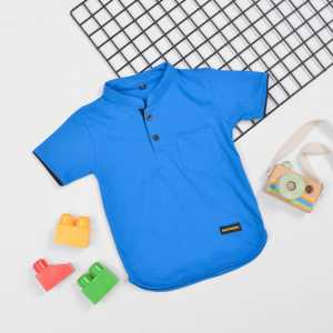 kaos koko anak / kaos muslim anak / kaos kurta anak / kaos anak kerah ciang i umur 2 sampai  7 tahun