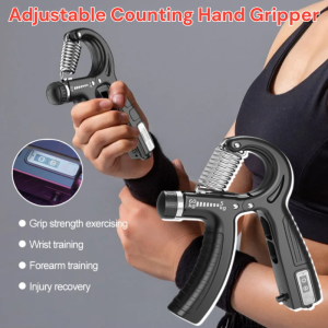 Hand Grip Adjustable Counting Hand Gripper Exerciser Rehabilitation Training Tool Wrist Trainer Fitness Tools