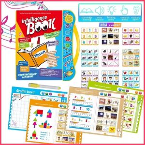B-BOOK Pronunciation Speaking Learning Book Kid Voice Learning Electric Book with a Smart Logic Pen