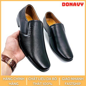 Giày tây nam da bò thật 100% đẹp lịch lãm may full quai và đế bao chắc chắn d.gmn