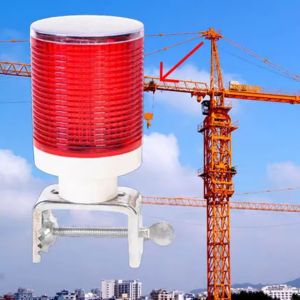 Solar charging LED portable flashlight waterproof signal light 2000m longshot warning light