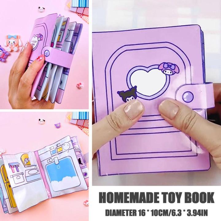 Homemade Sanrio Toy Book Kulomi DIY Handmade Toys Quiet Homemade Toy ...