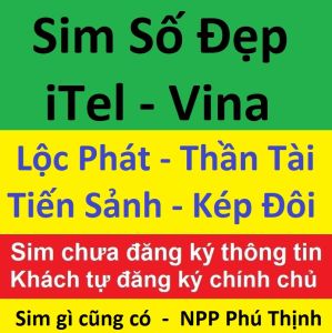 Sim số đẹp iTel Số đẹp tự chọn Sim chưa kích hoạt. Bảng 127.1