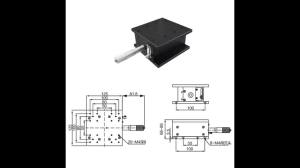 btnx Z-Axis Precision Manual Elevation Stage 125x125MM Fine Tuning Lifting Platform with Linear Bearing for CNC XYZ XYZXZY 4P7H5
