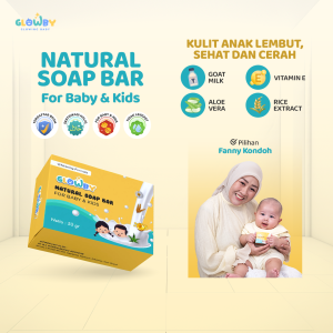 ( Glowby) Sabun Pencerah Kulit Wajah dan Badan Bayi Anak