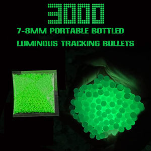 Glow in the Dark Gel Blaster Bullet for Toy bottled portability Water Balls Beads 7000 pcs 7-8mm