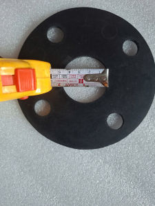 Ron cao su mặt bít 40 bịt kín các khớp nối loại 4 lỗ sản phẩm kích thước như hình