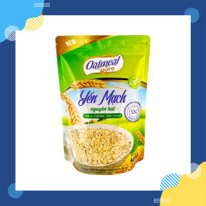 Yến mạch Úc nguyên chất cán dẹt nguyên hạt Oatmeal Pure 400g - Nhập khẩu chính ngạch từ Úc